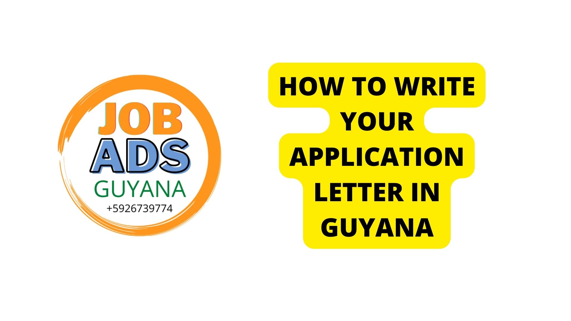 how to write a job application letter in guyana