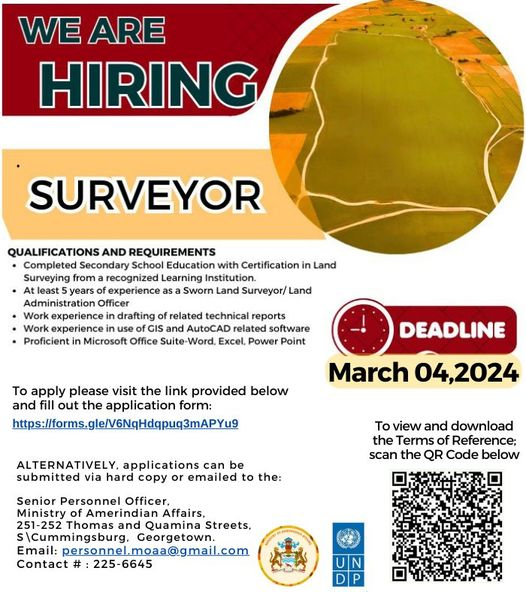 Join Our Team Surveyor Position Available