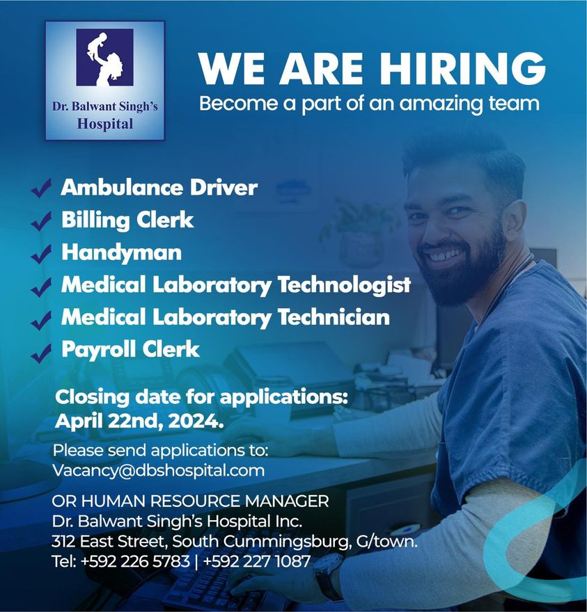 Join Our Amazing Team At Dr Balwant Singhs Hospital