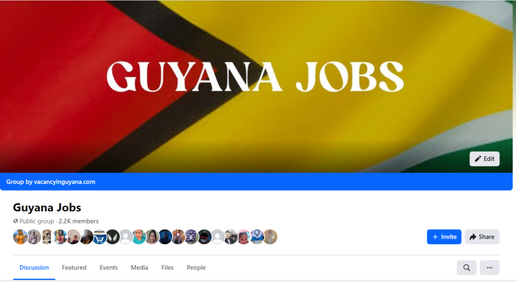 Join the Guyana Jobs Facebook Group Today