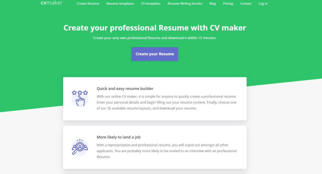 Resume Building Tools