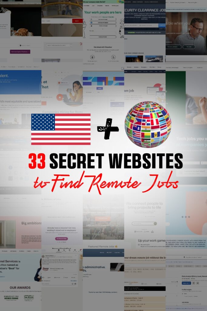 33 Secret Websites to Find Remote Jobs