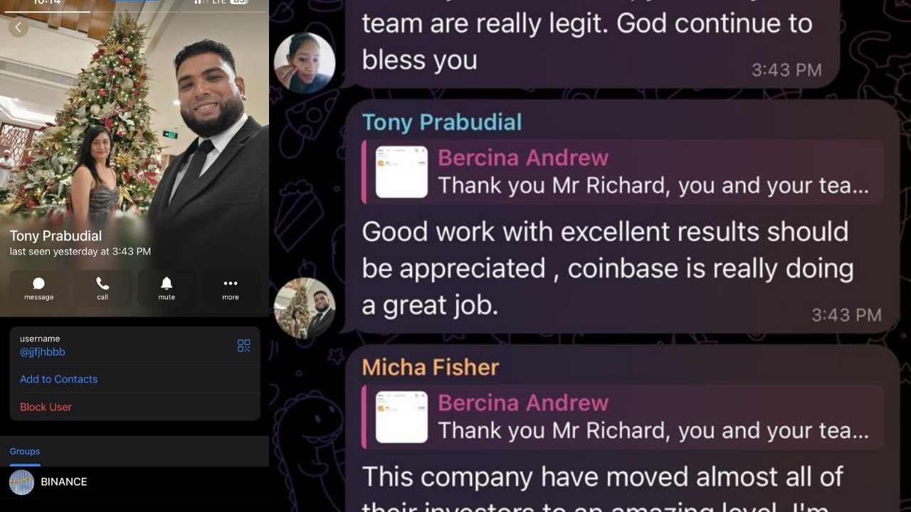 Public Warning from Tony Prabudial