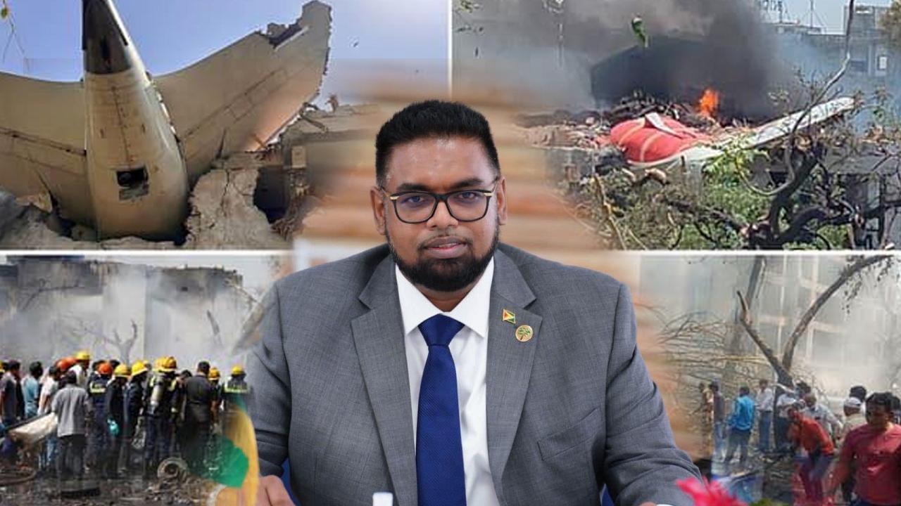 Statement from President Irfaan Ali on Air India Flight AI171 Tragedy