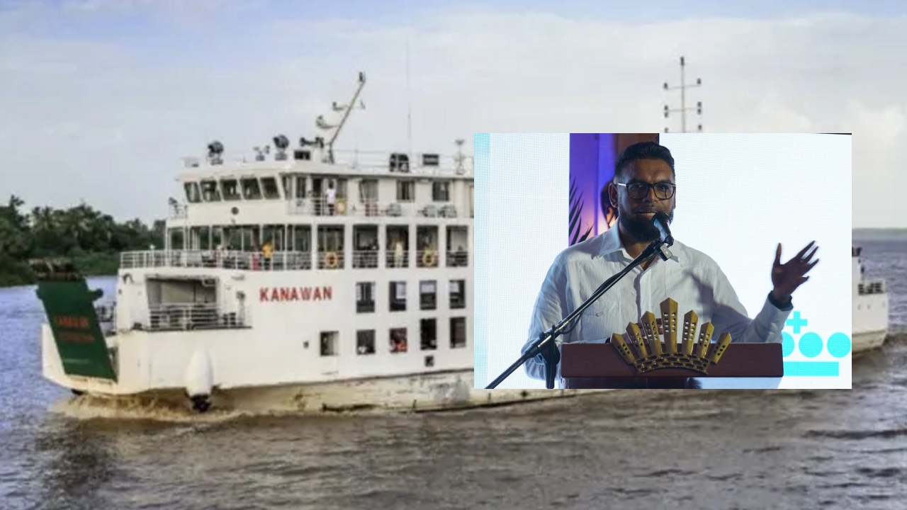 President Ali Announces New Ferry Service for Essequibo