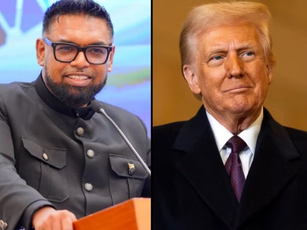 President Irfaan Ali to Meet with U.S. President Donald Trump on Regional Security 2 collage 2026 02 26T193041.028