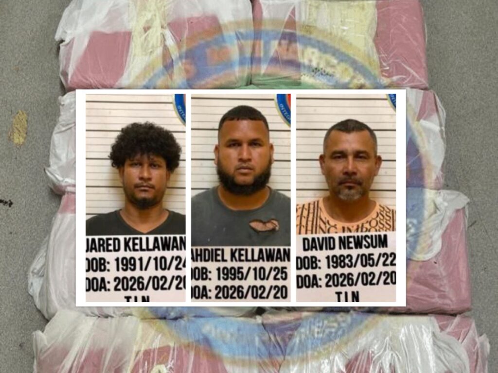 Three Arrested Following Cocaine Discovery in Mora Village, Parika 2 collage 86