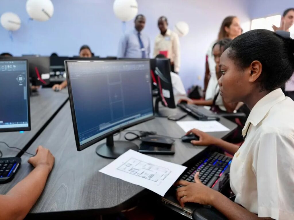 GTI Students Embrace 2D and 3D Designs with New Technology Laboratory 2 collage 91