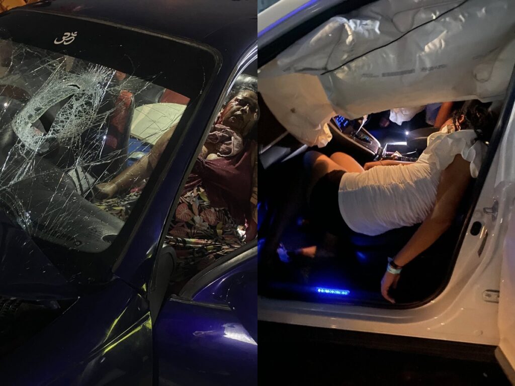 Four Injured in Early Morning Traffic Accident in Buxton 2 collage 93