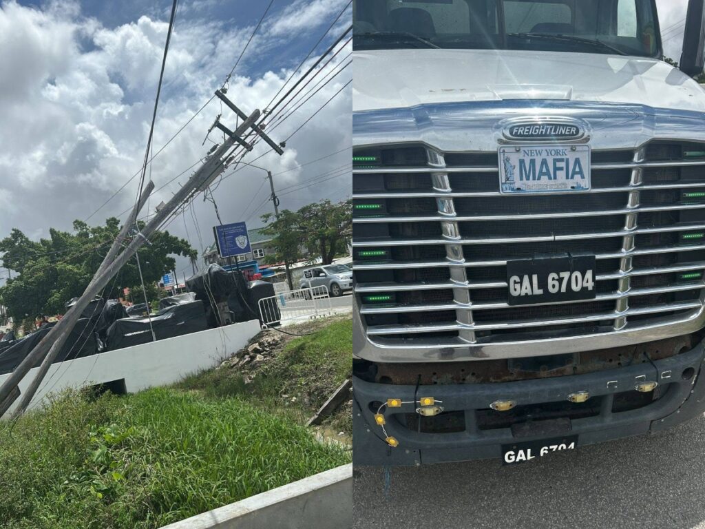 GPL Infrastructure Damaged by Lorry in Lima; Power Restored to Essequibo Coast 2 collage 2026 06 07T122705.844